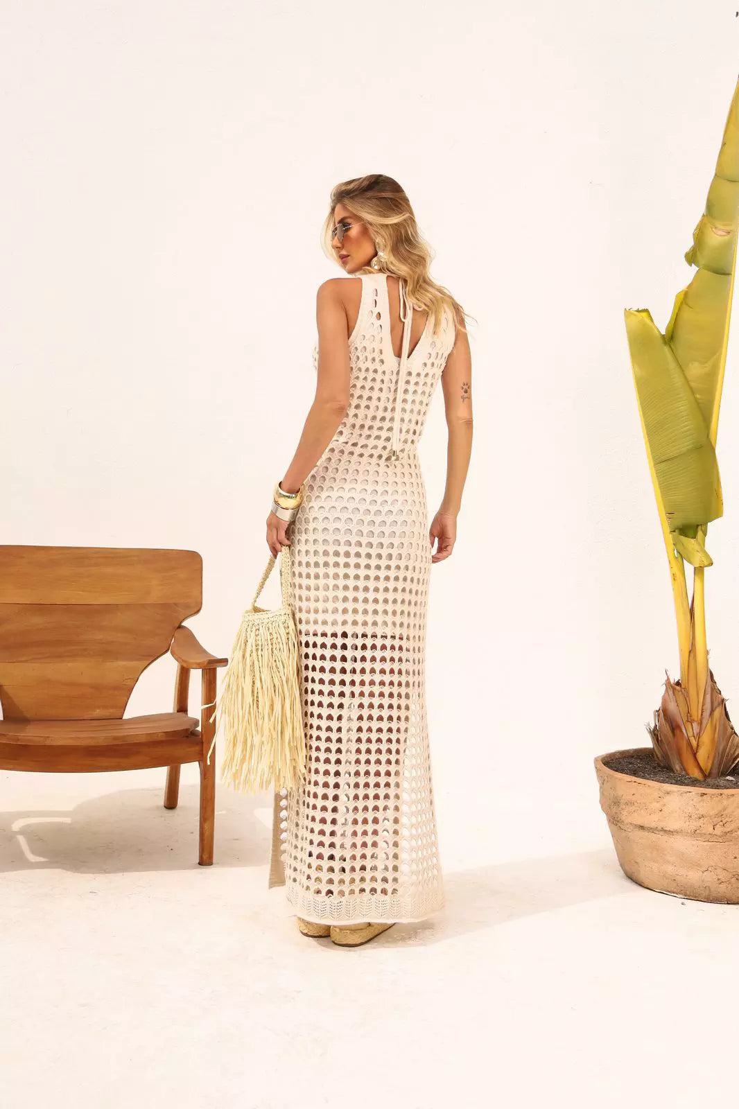Vestido Copacabana – Saída de Praia em Tricot