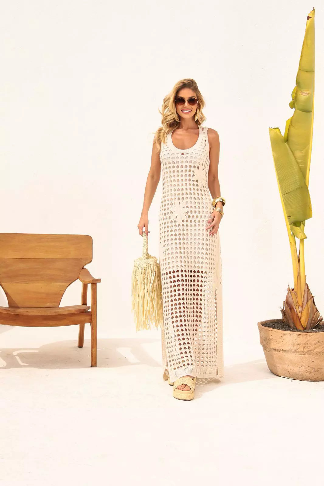 Vestido Copacabana – Saída de Praia em Tricot