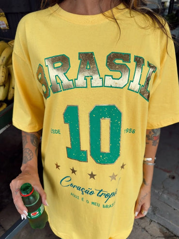 T-shirt oversized Brazil